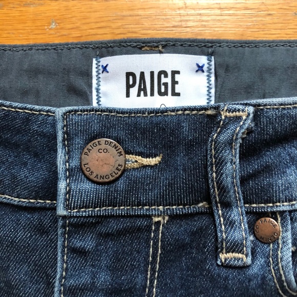 PAIGE Jaqueline Straight Military Patch Raw Hem - Picture 11 of 14